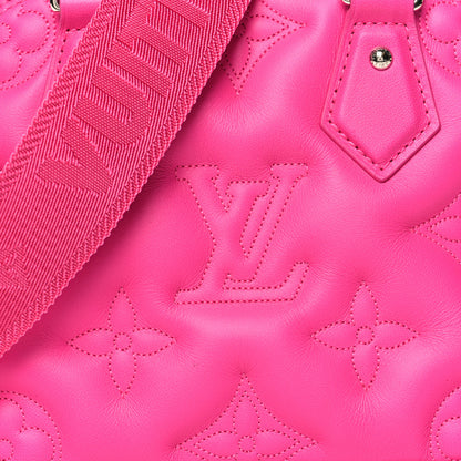 Louis Vuitton Calfskin Bubblegram Alma BB Rose Miami 7 of 9