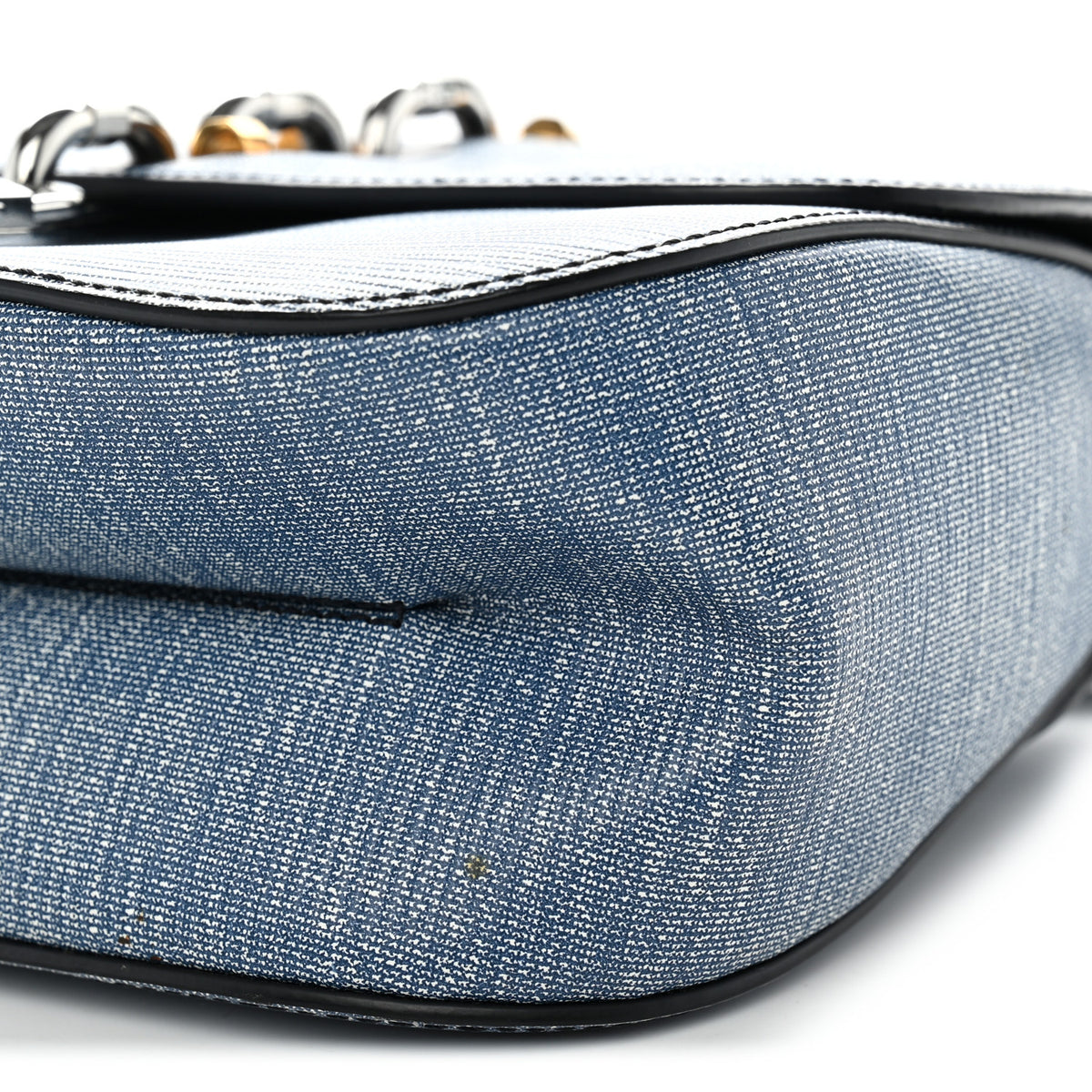 Epi Chain It Bag PM Blue Jean