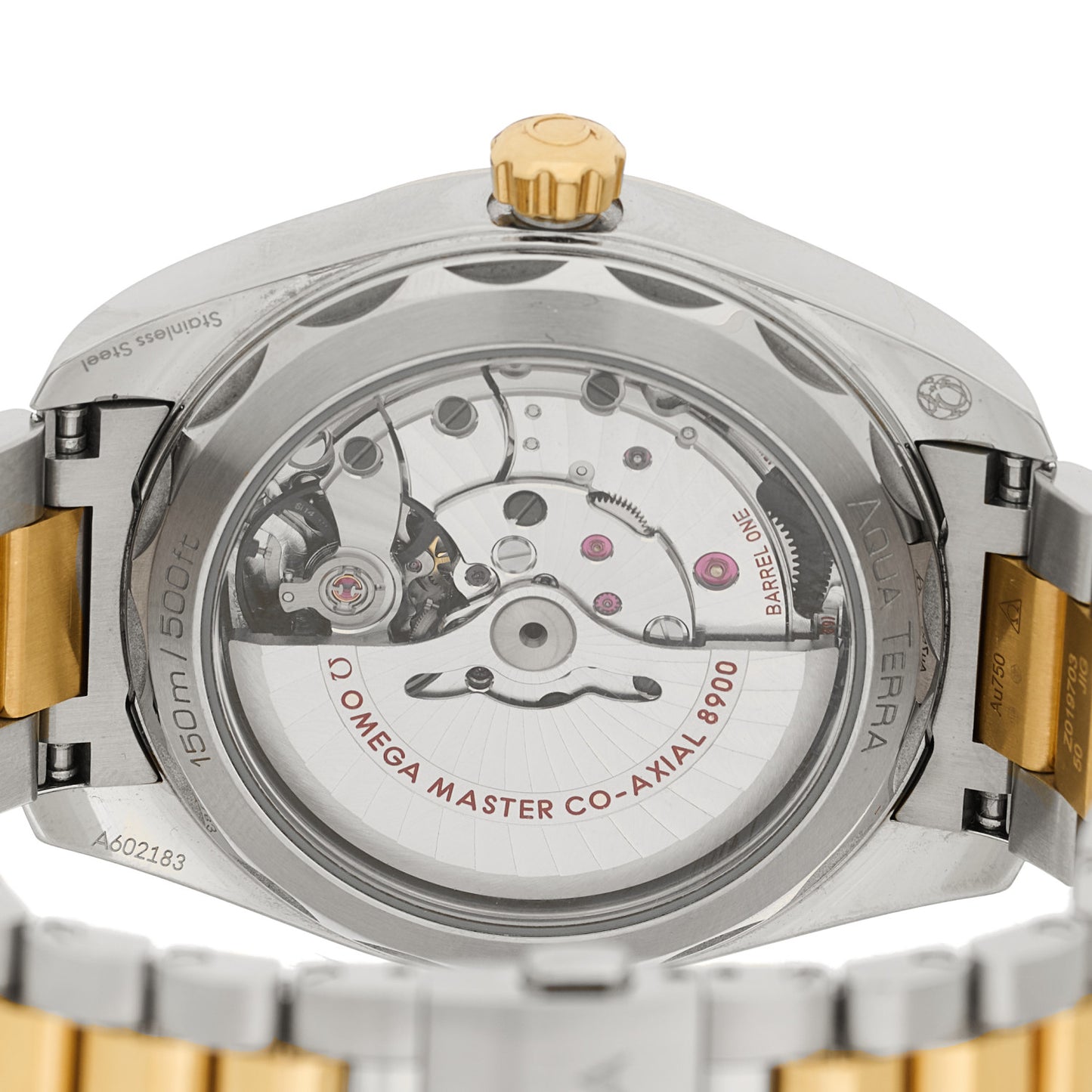 Stainless Steel 18K Moonshine Gold 41mm Seamaster Aqua Terra 150M Chronometer Automatic Watch Black 220.20.41.21.01.001