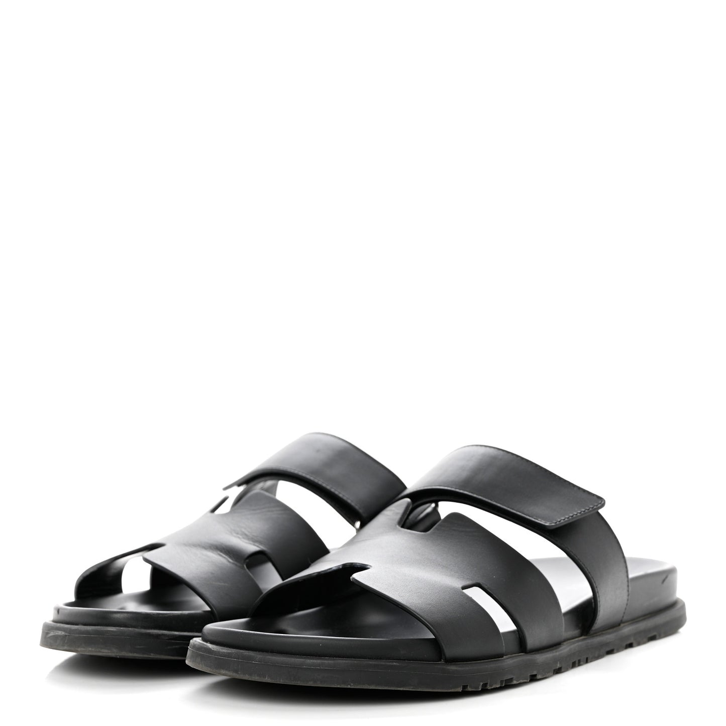 Calfskin Mens Chypre Sandals 42 Black