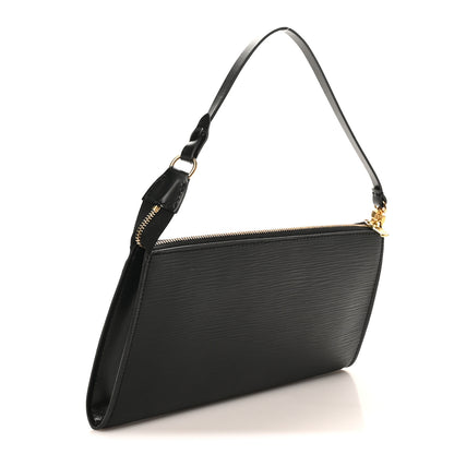 Louis Vuitton Epi Pochette Accessories 24 Black 3 of 10