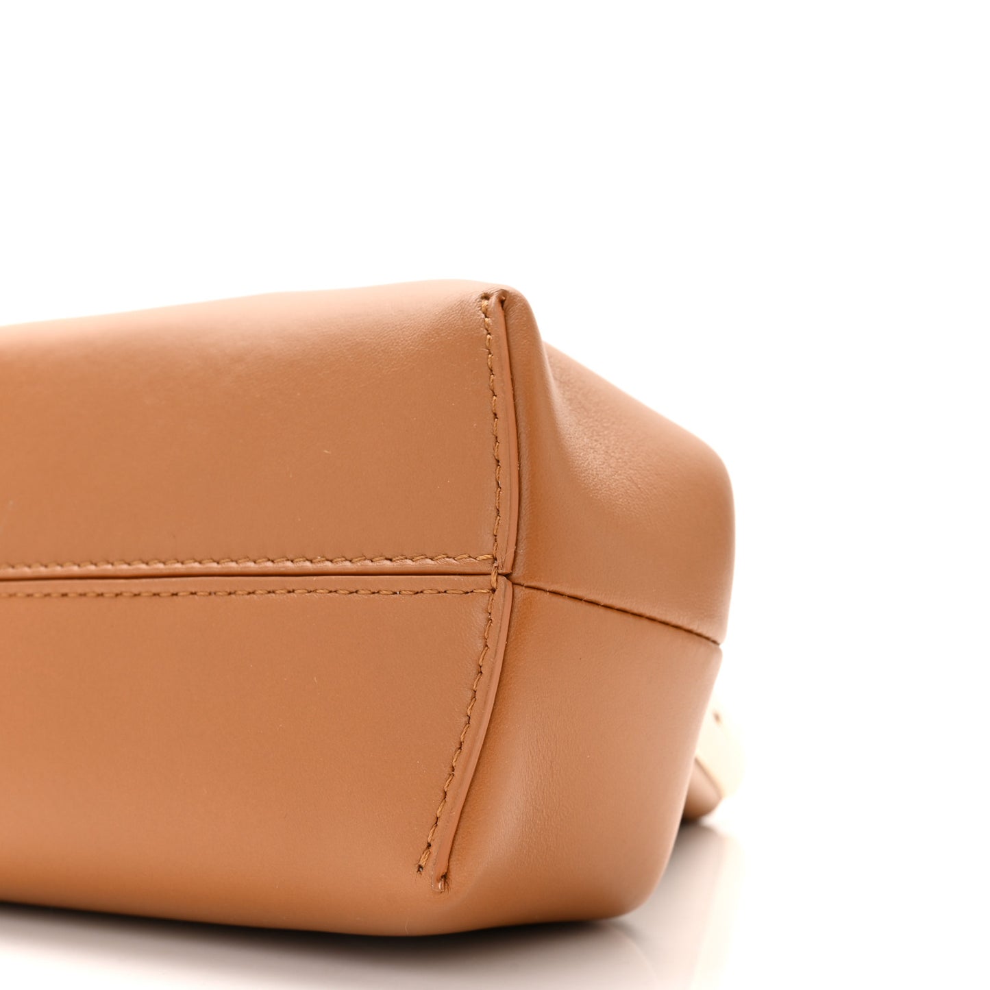 Shiny Nappa Small Fendi First Caramello