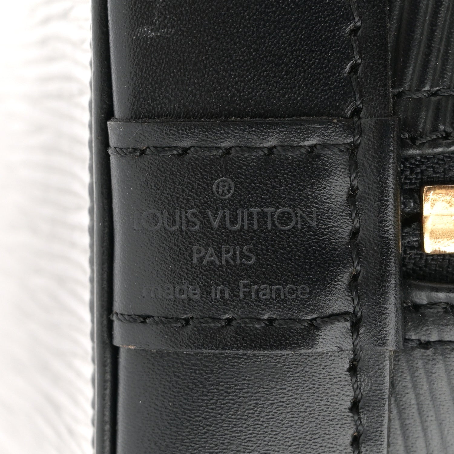 Louis Vuitton Epi Alma PM Black 6 of 12