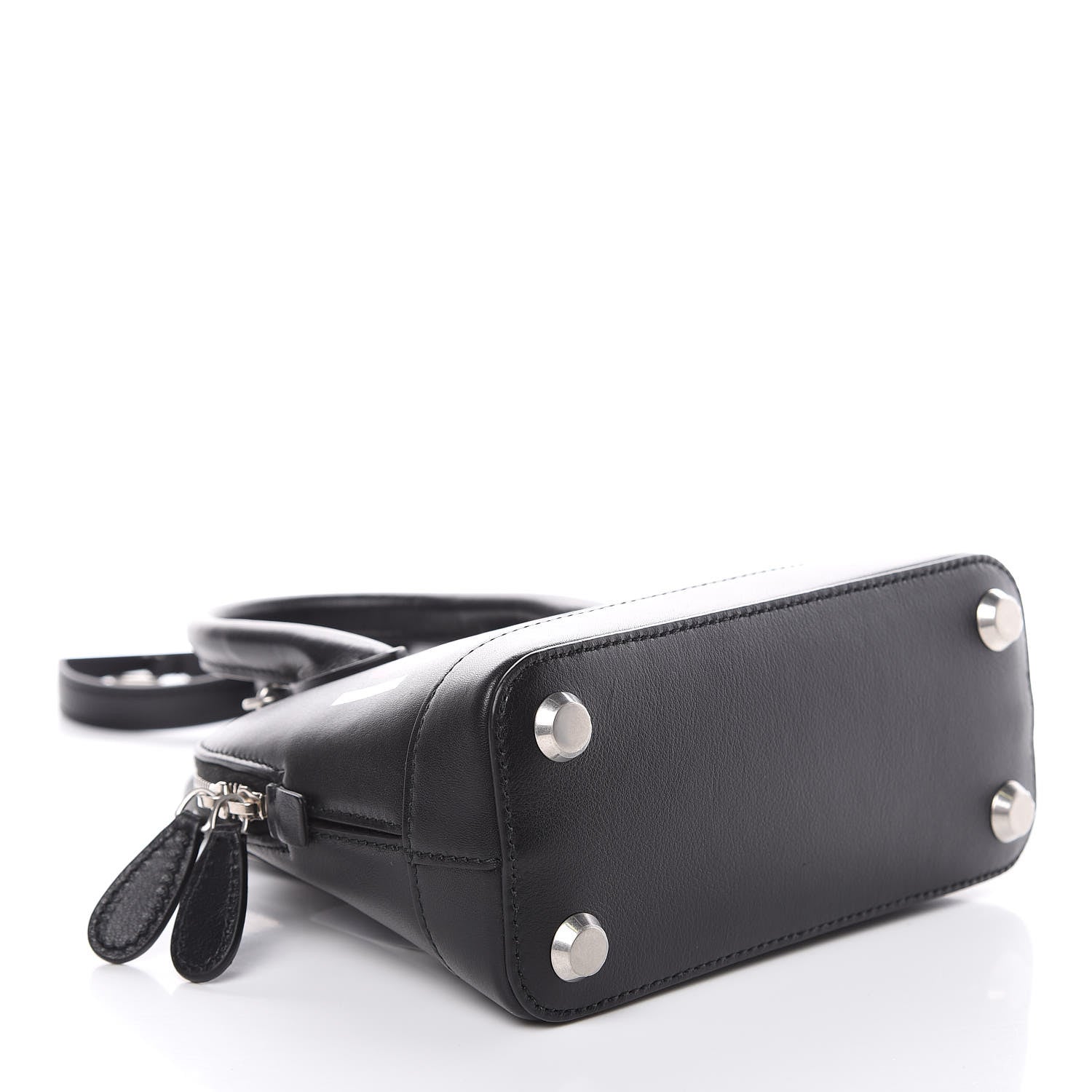 Balenciaga Calfskin I Love Techno XXS Ville Top Handle Bag Black Multicolor 4 of 11
