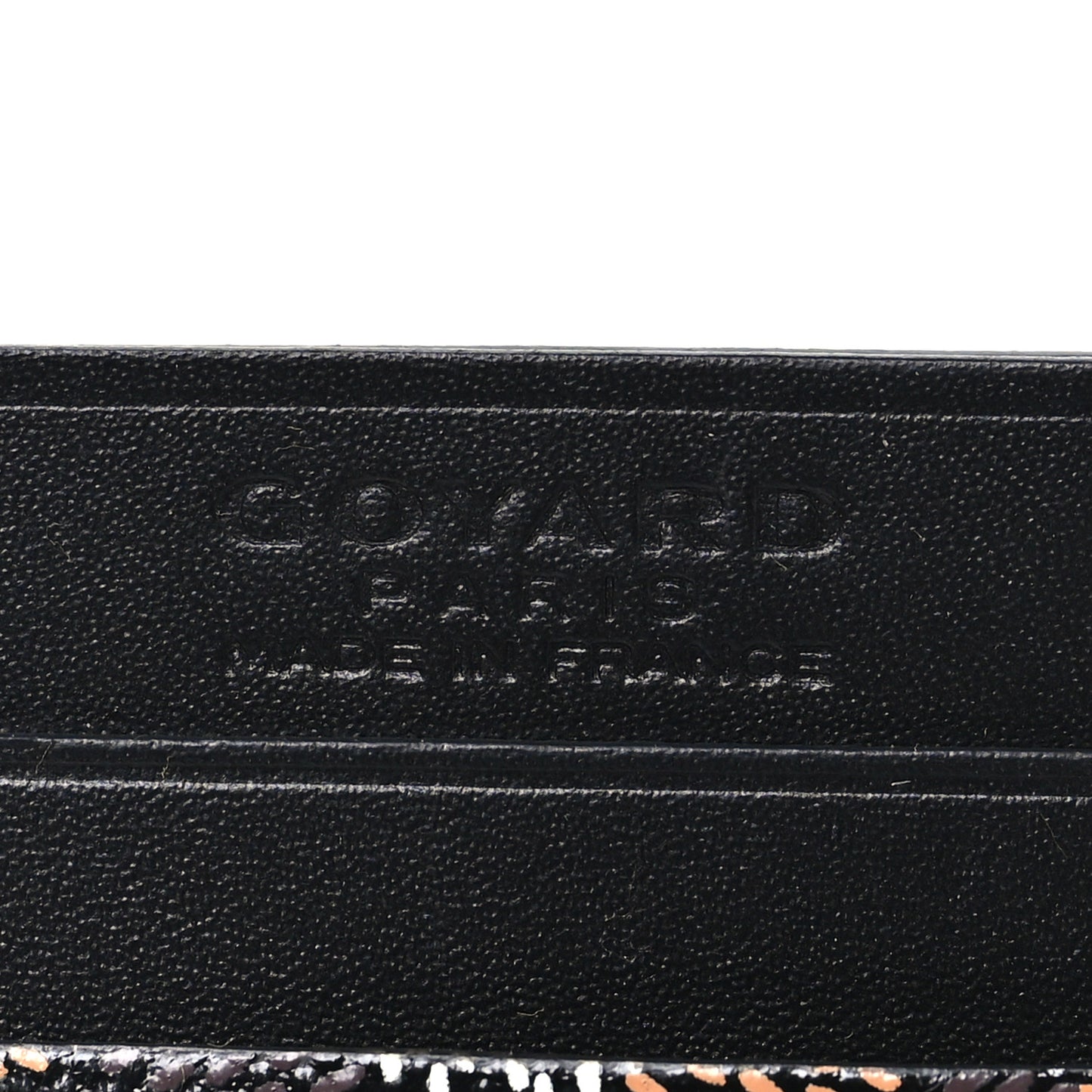 Goyardine Saint Sulpice Card Holder Black
