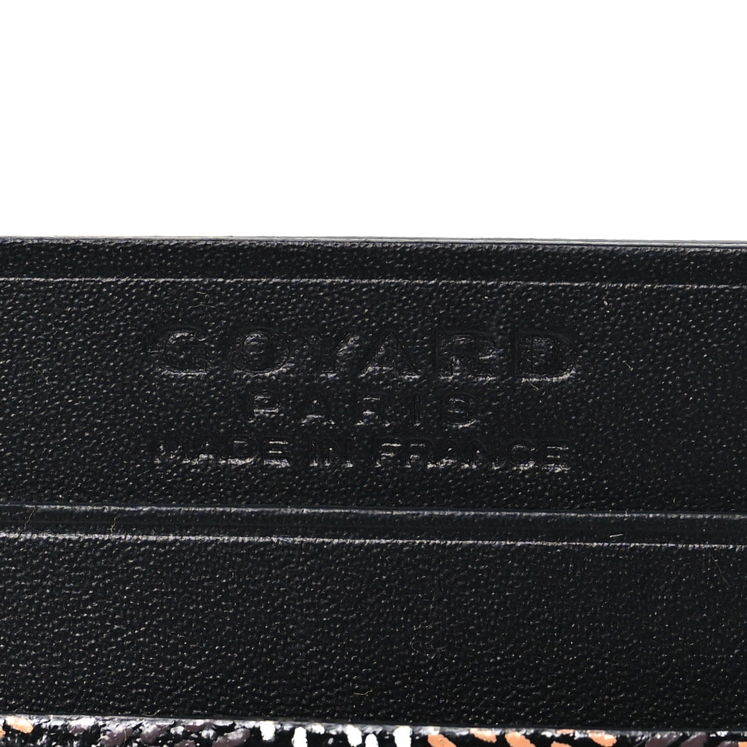 Goyard Goyardine Saint Sulpice Card Holder Black 6 of 8