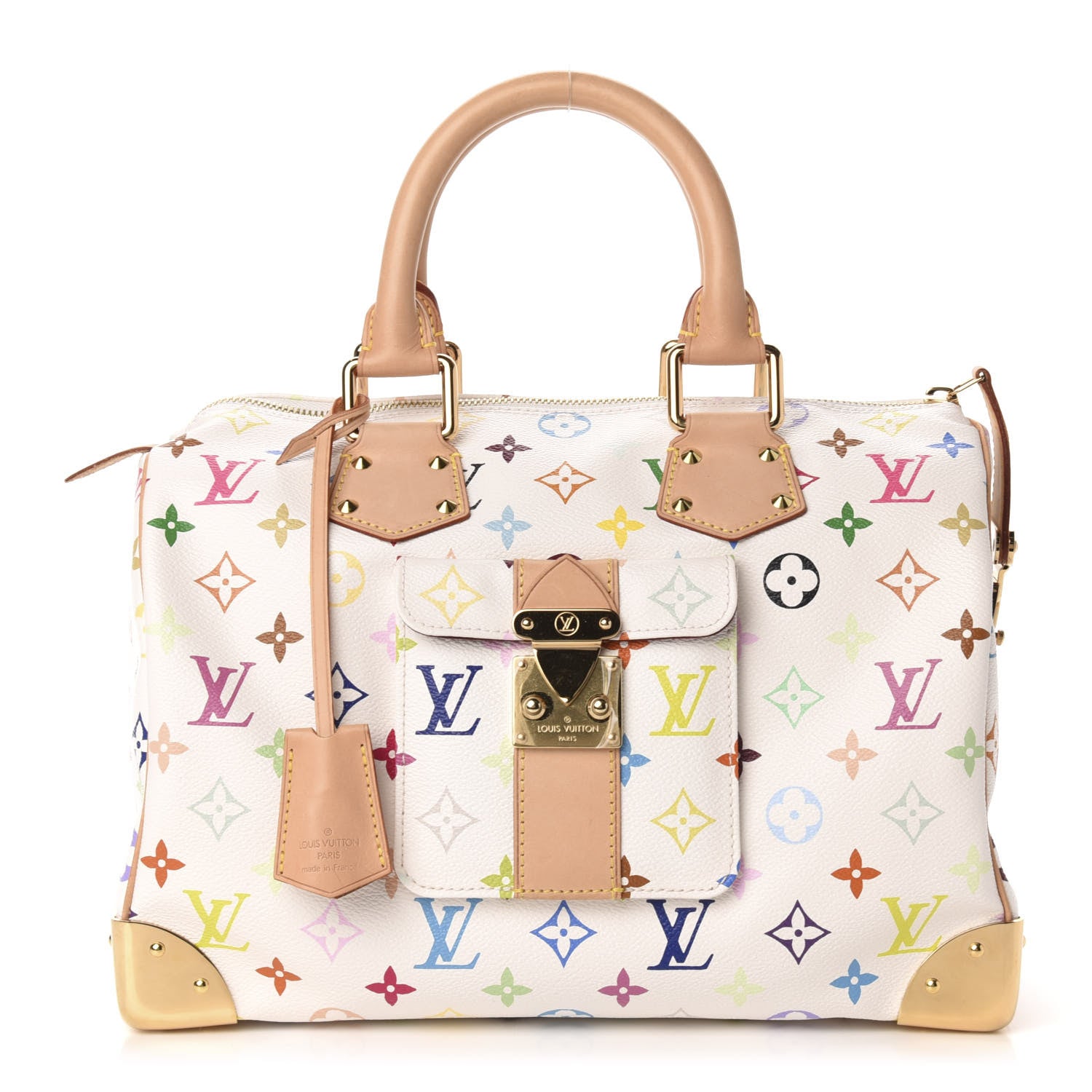 Louis Vuitton Monogram Multicolor Speedy 30 White 1 of 9