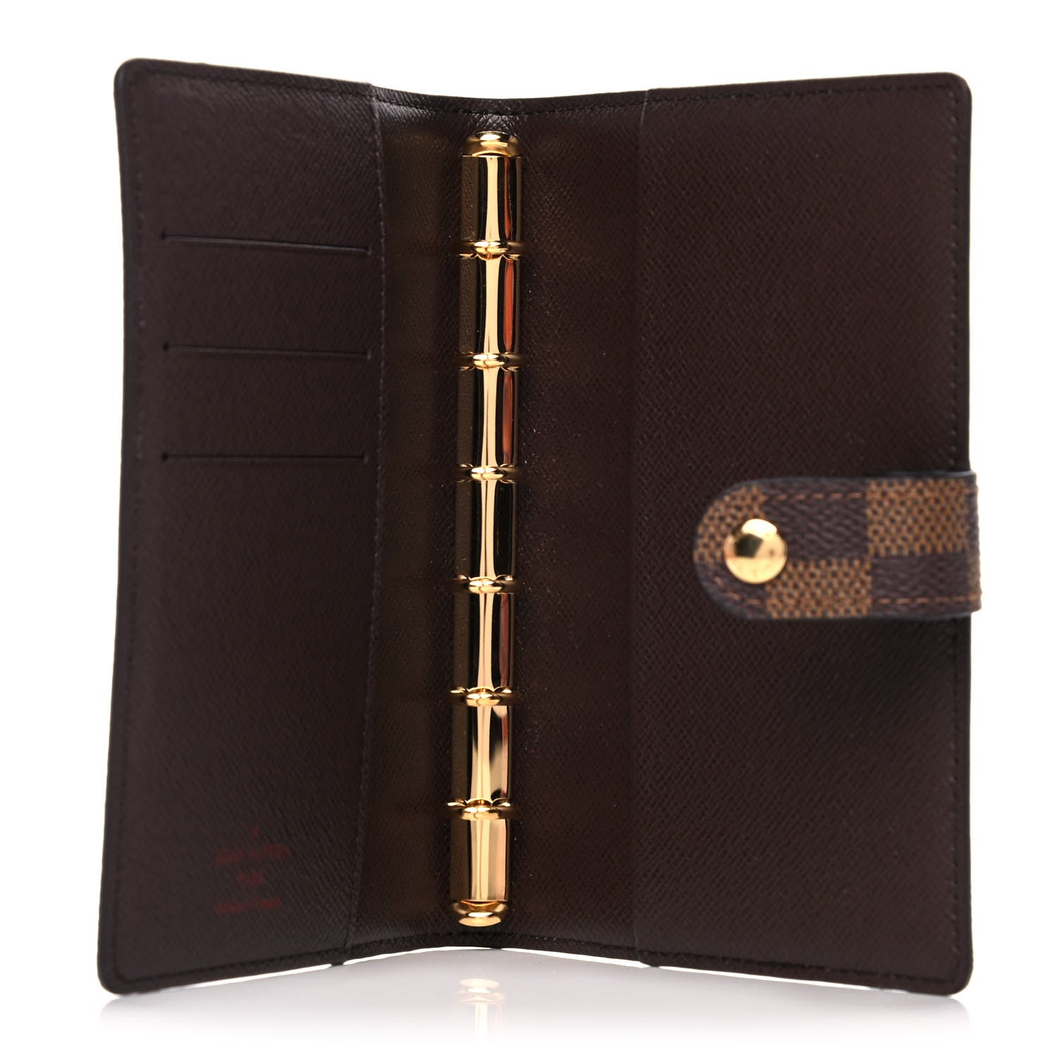 Louis Vuitton Damier Ebene Small Ring Agenda Cover 5 of 9