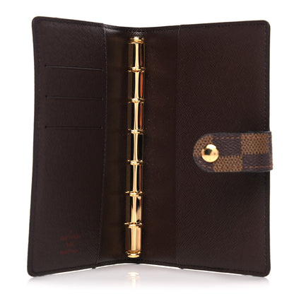 Louis Vuitton Damier Ebene Small Ring Agenda Cover 5 of 9