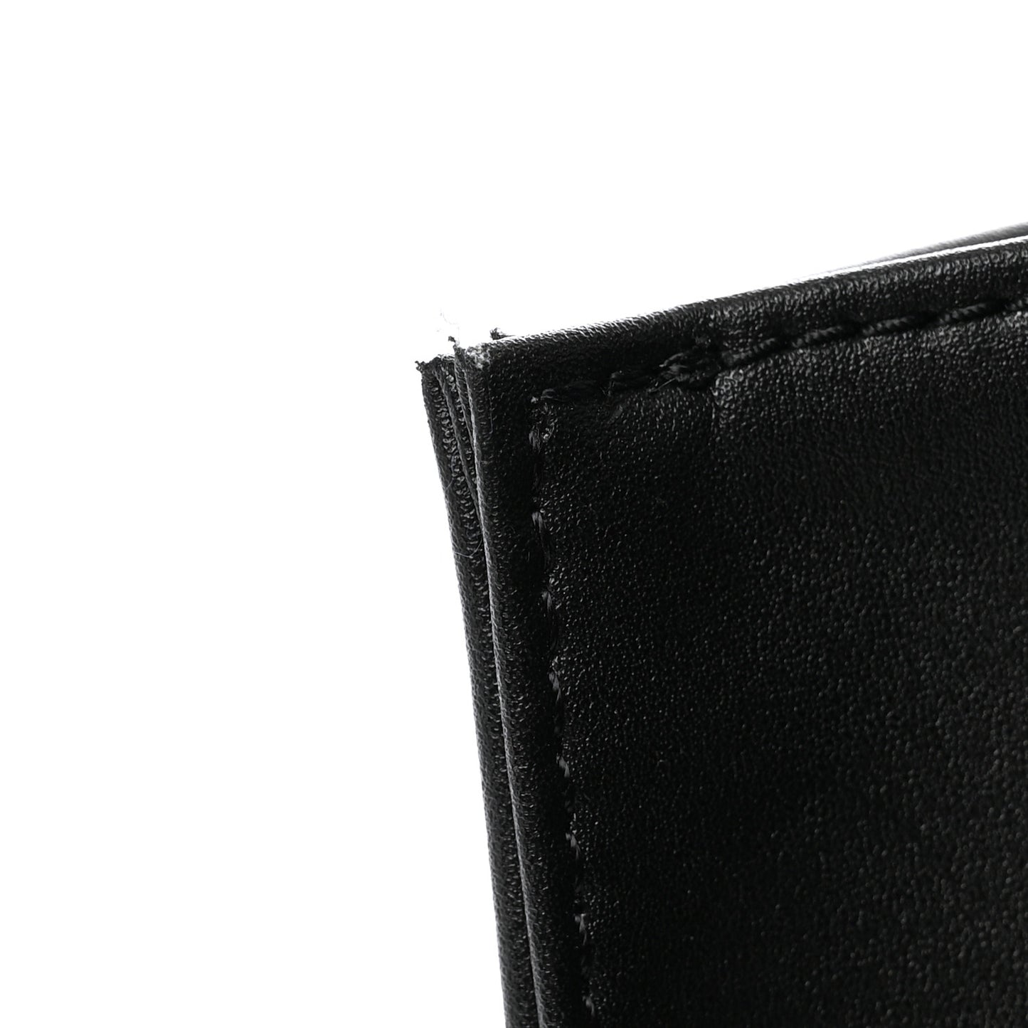 Vegan Leather Large Shopping Bag Black