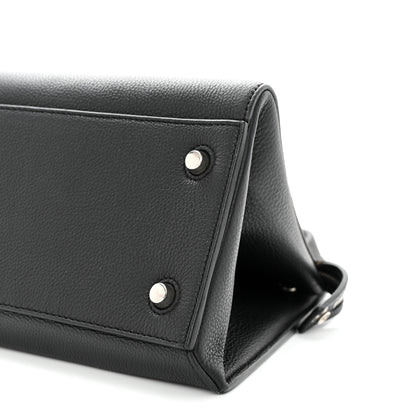 Celine Supple Calfskin Medium Edge Shoulder Bag Black 9 of 13