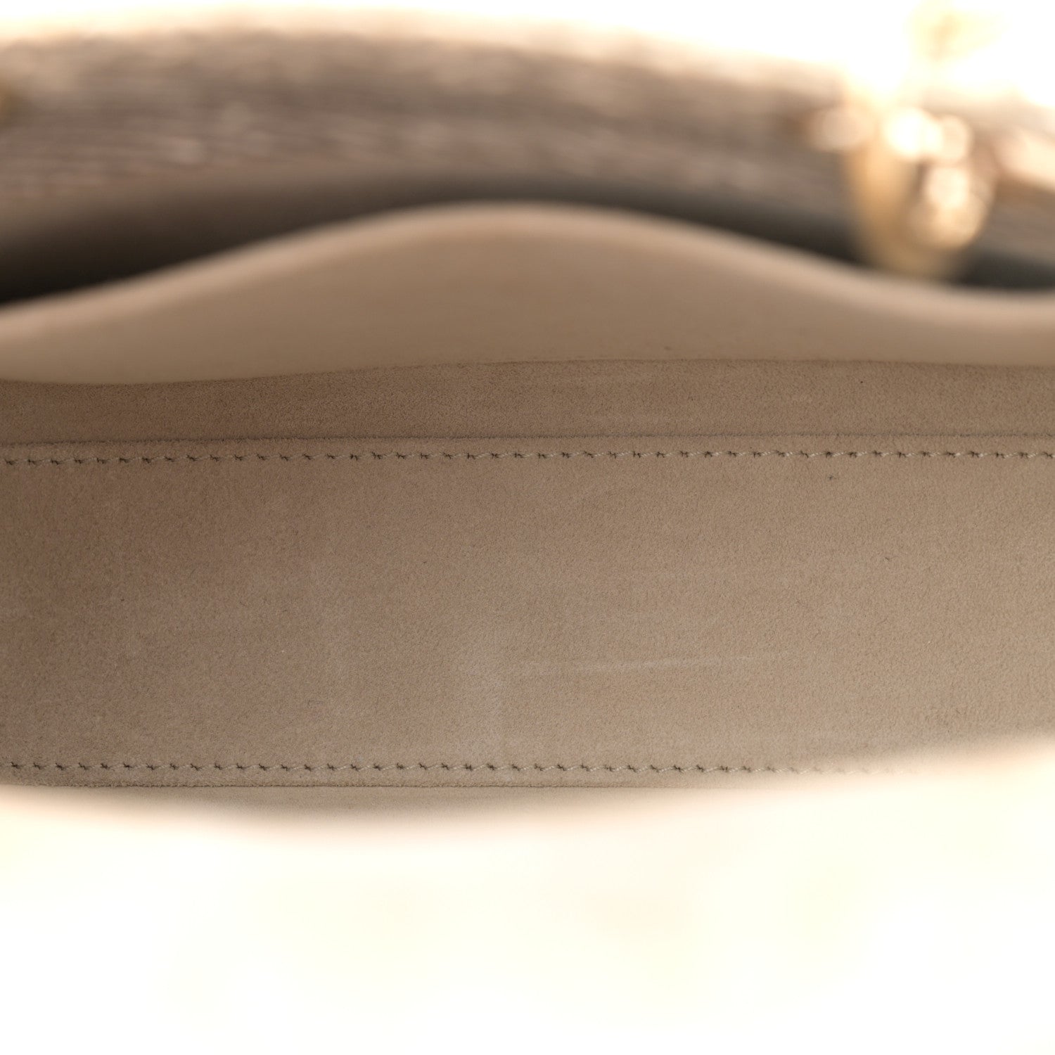 Christian Dior Metallic Snakeskin Small Lady Dior Gold 5 of 11
