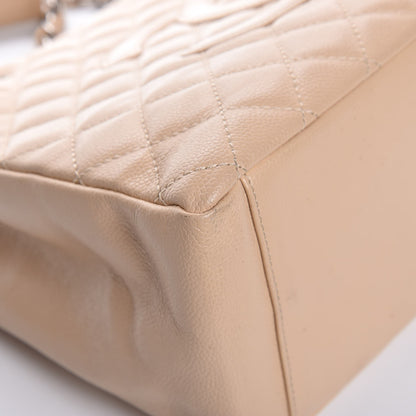 Chanel Caviar Quilted Grand Shopping Tote GST Beige 8 of 12
