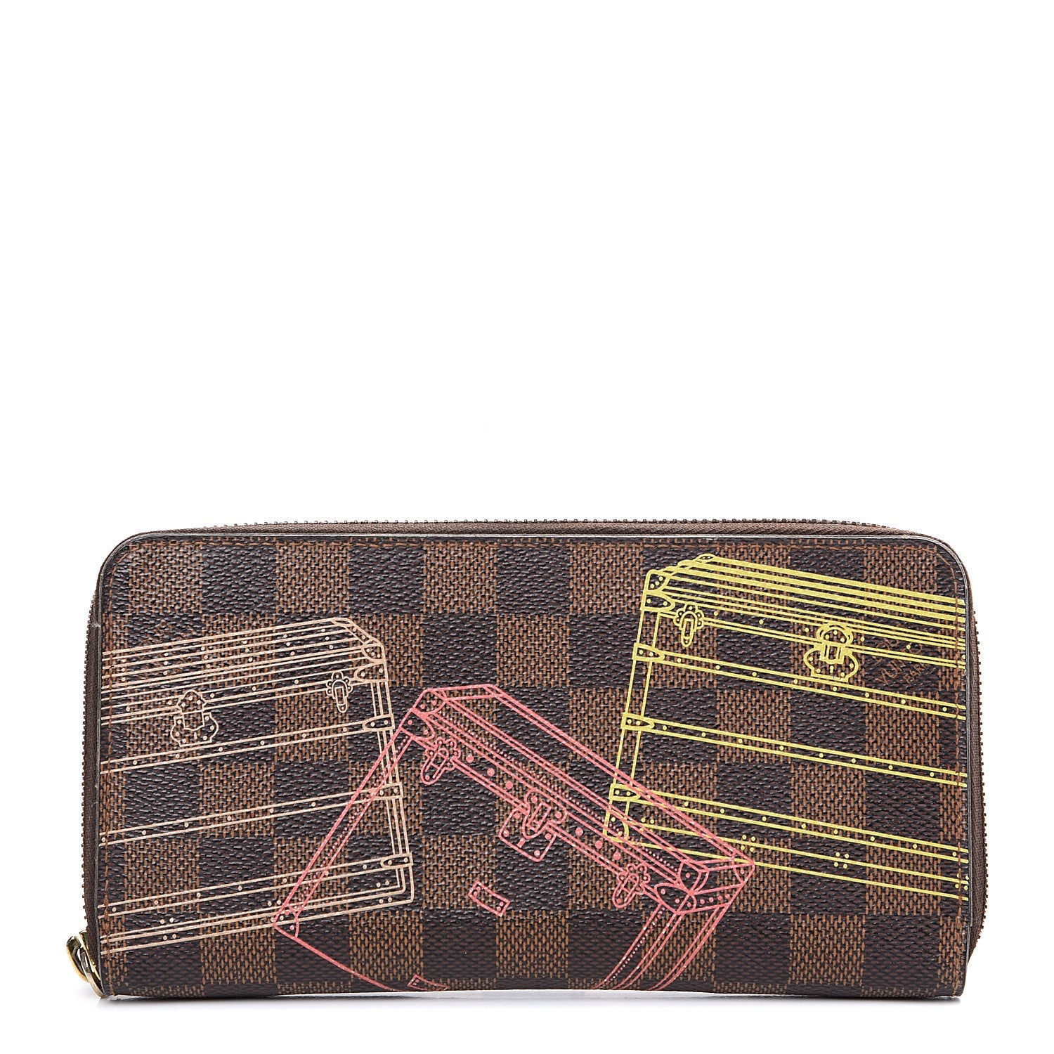 Louis Vuitton Damier Ebene 2014 Christmas Animation Zippy Wallet 1 of 14