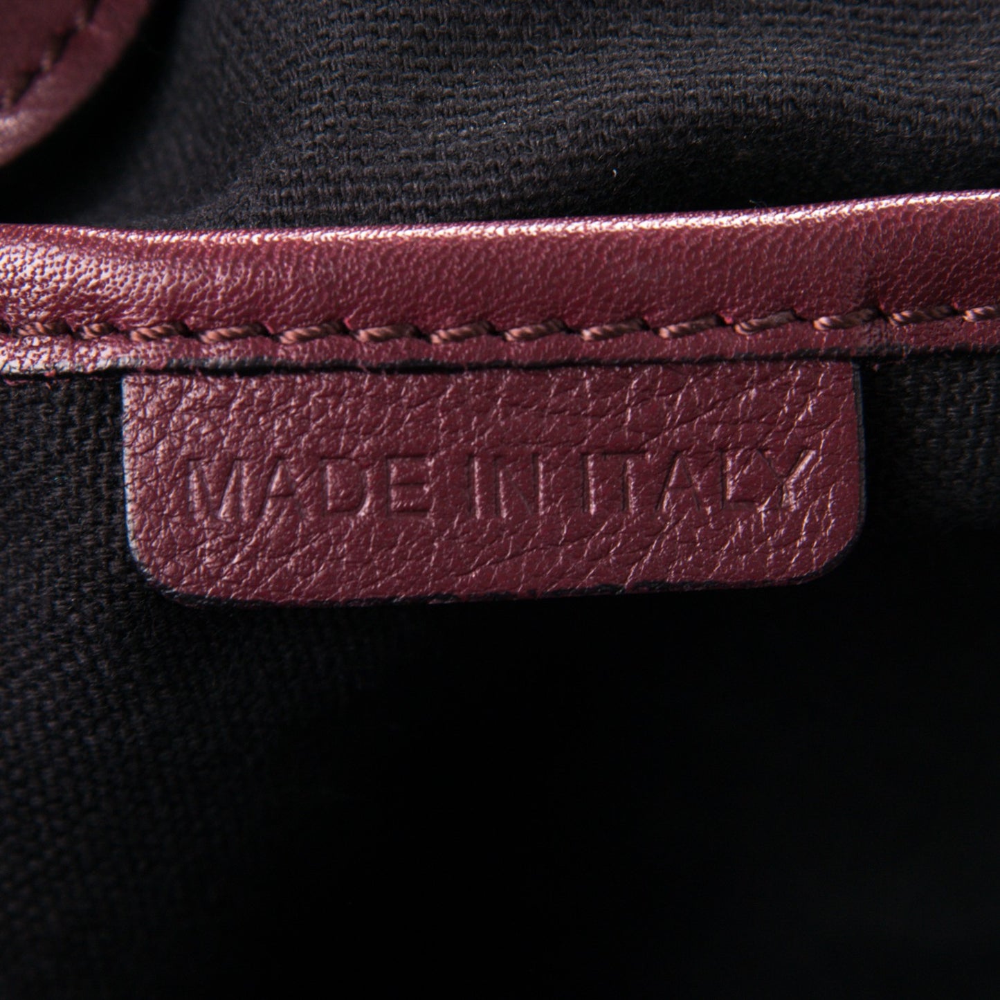 Calfskin House Check Little Crush Deep Claret