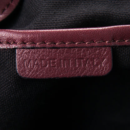 Burberry Calfskin House Check Little Crush Deep Claret 7 of 12