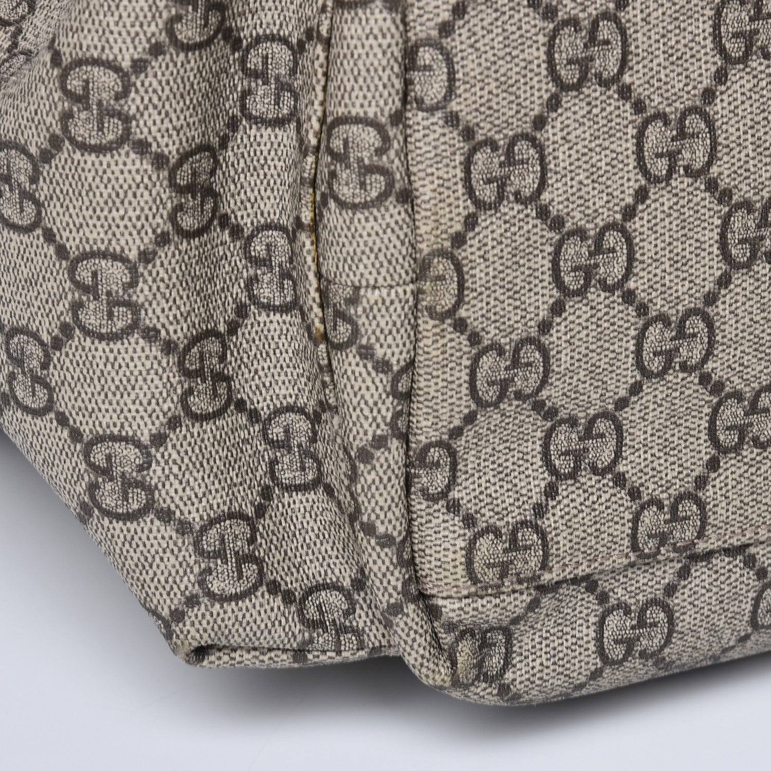 Gucci GG Plus Monogram Messenger Diaper Bag Dark Brown 9 of 12
