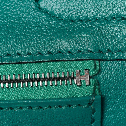Hermes Taurillon Clemence Birkin 30 Bleu Paon 26 of 31