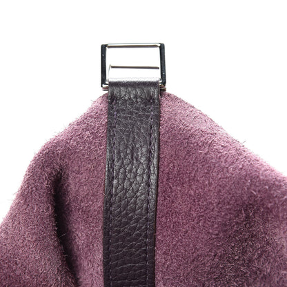 Hermes Taurillon Clemence Picotin Lock 26 GM Raisin 7 of 11