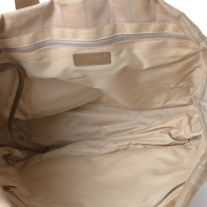 Chanel Nylon Medium Travel Tote Beige 5 of 12