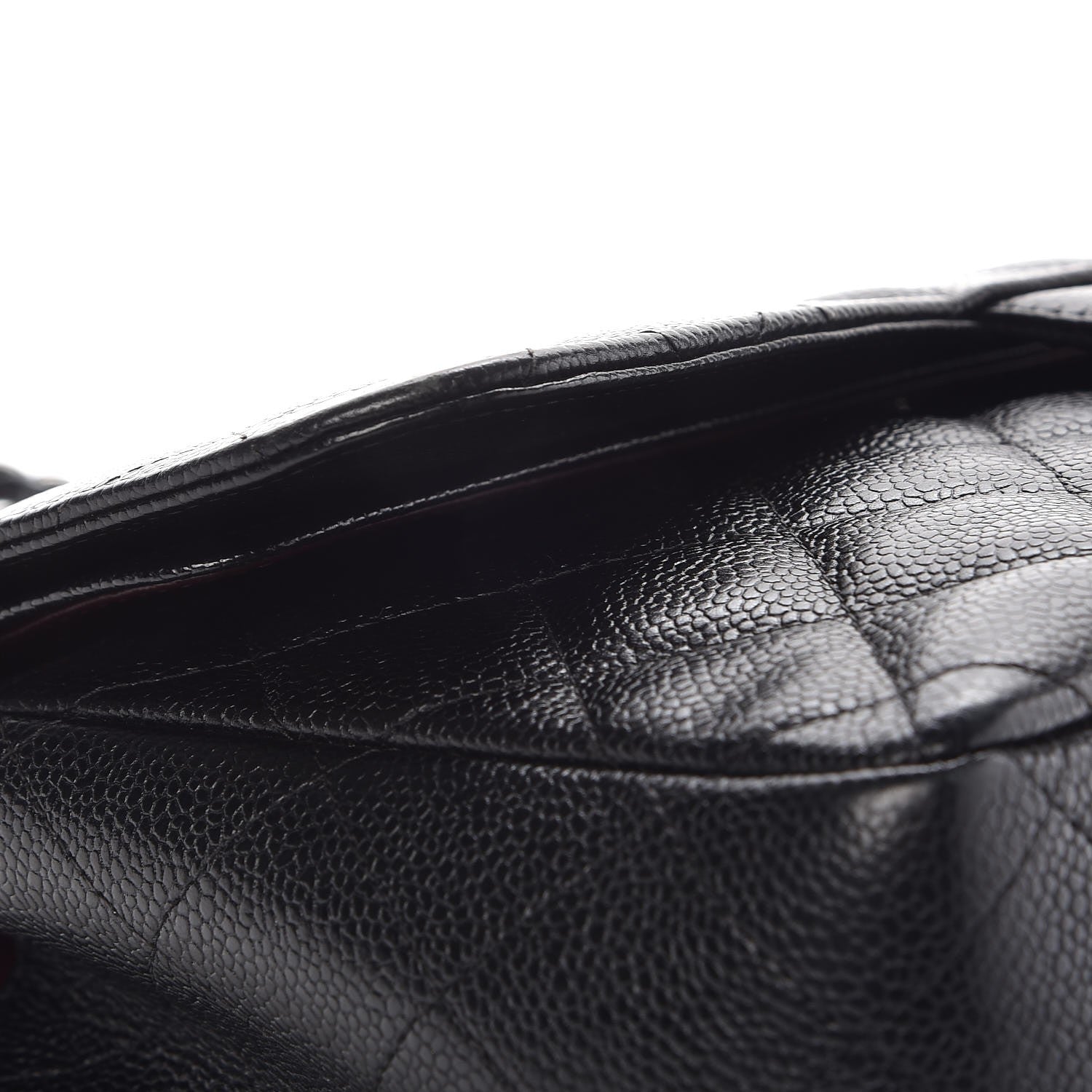 Chanel Caviar Quilted Jumbo Double Flap Black 10 of 12