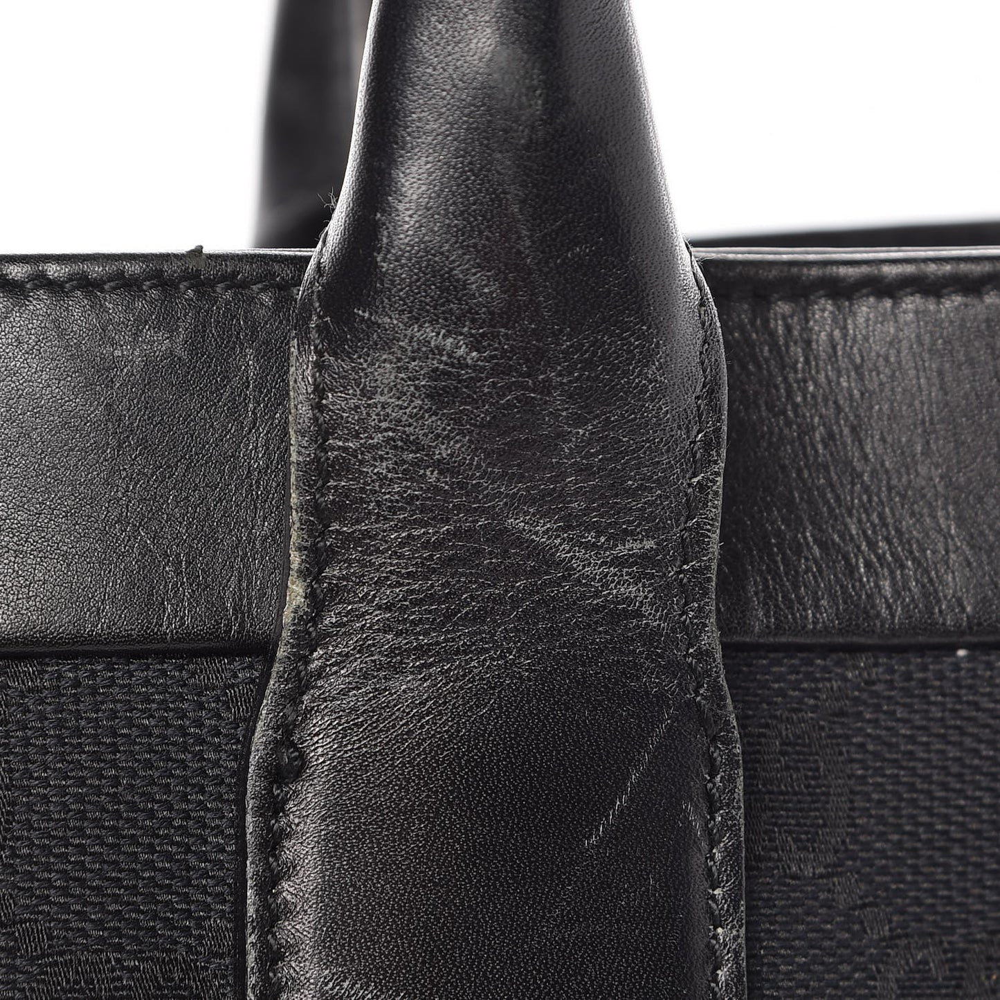 GG Plus Monogram Vertical Tote Black