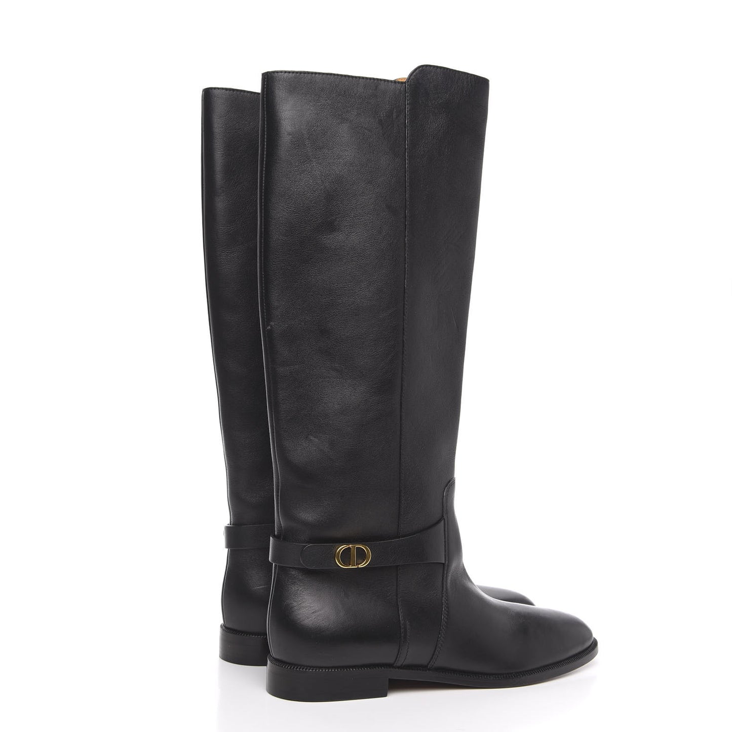 Soft Calfskin Empreinte High Boot 36 Black