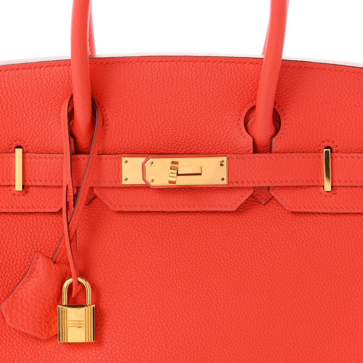 Hermes Togo Birkin 30 Capucine 7 of 11