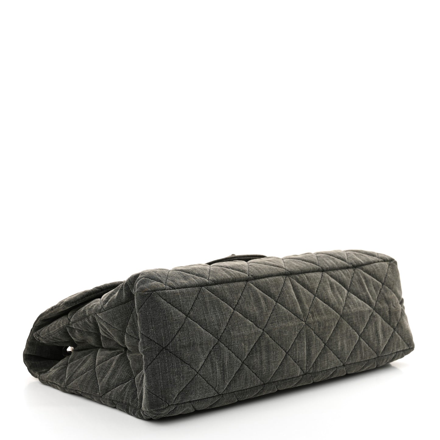 Denim Quilted XXL Reissue Flap Grey