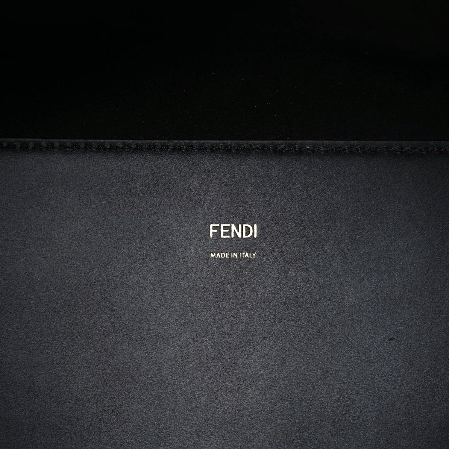 Fendi Vitello King Plexiglass Medium Fendi Sunshine Shopper Tote Black 6 of 15