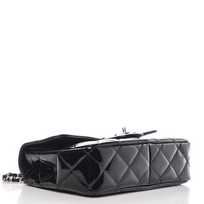 Chanel Patent Quilted Small Coco Shine Flap Black 4 of 9