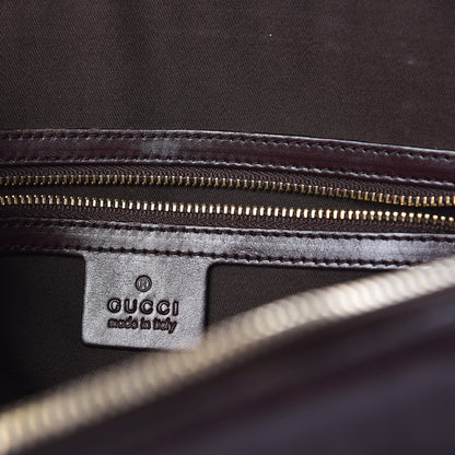 Gucci Guccissima Large Punch Bowler Burgundy 9 of 17