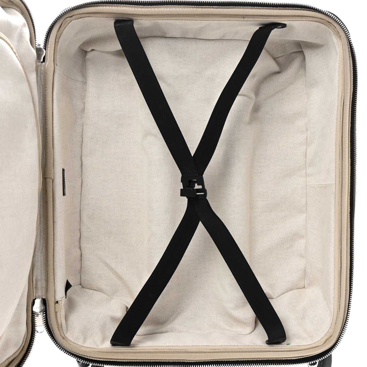 Monogram Jumbo GG Textured Dollar Calfskin Small Carry On Trolley Black