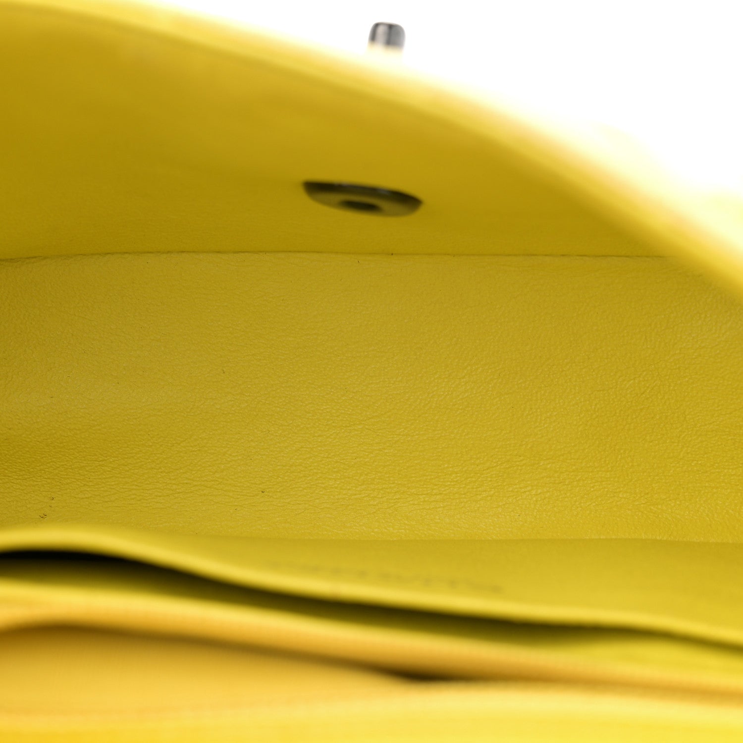 Chanel Velvet Quilted Mini Rectangular Flap Yellow 5 of 14