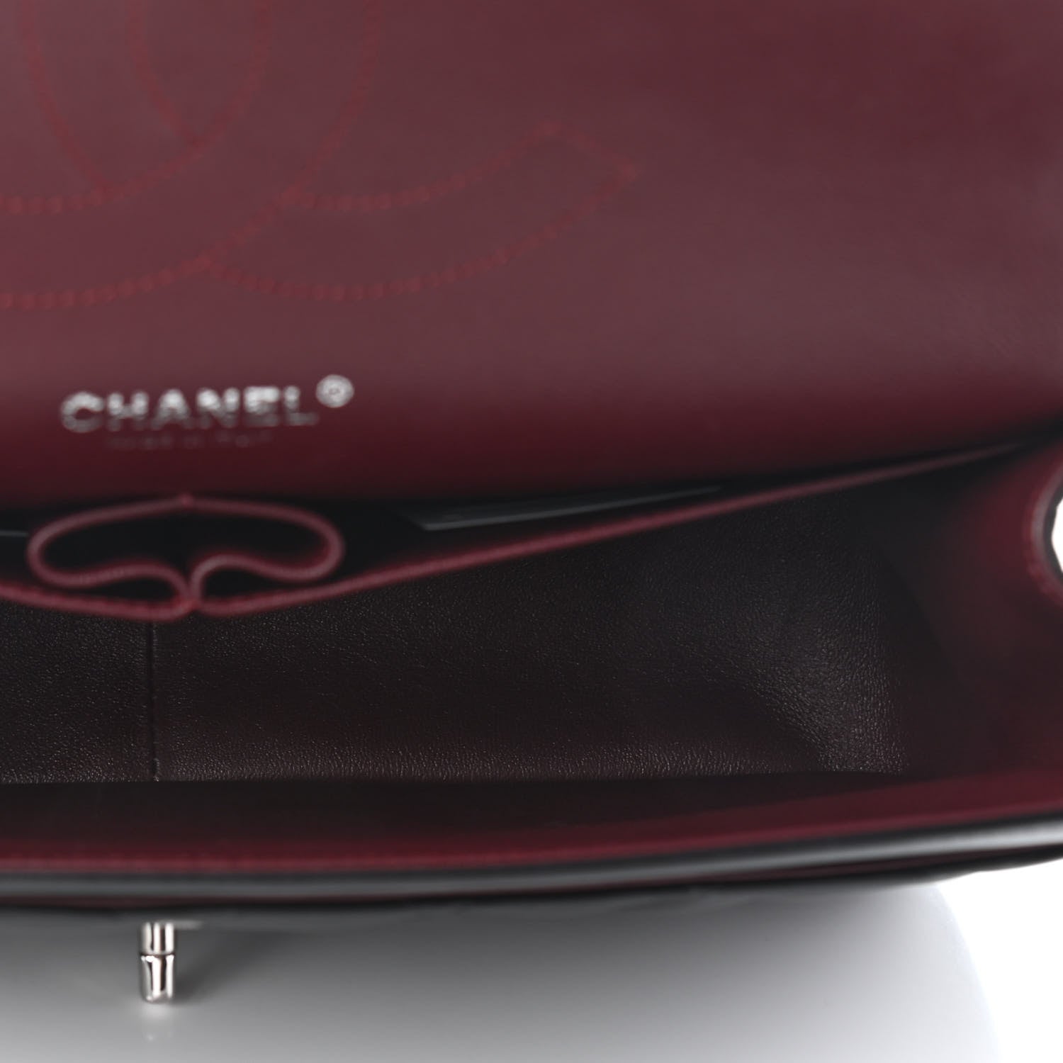 Chanel Lambskin Quilted Jumbo Double Flap Black 5 of 9