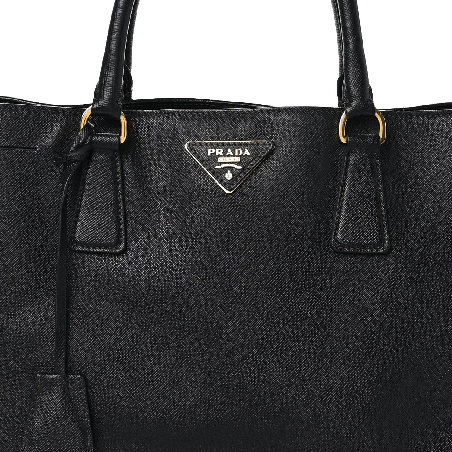 Prada Saffiano Lux Large Tote Black 7 of 15
