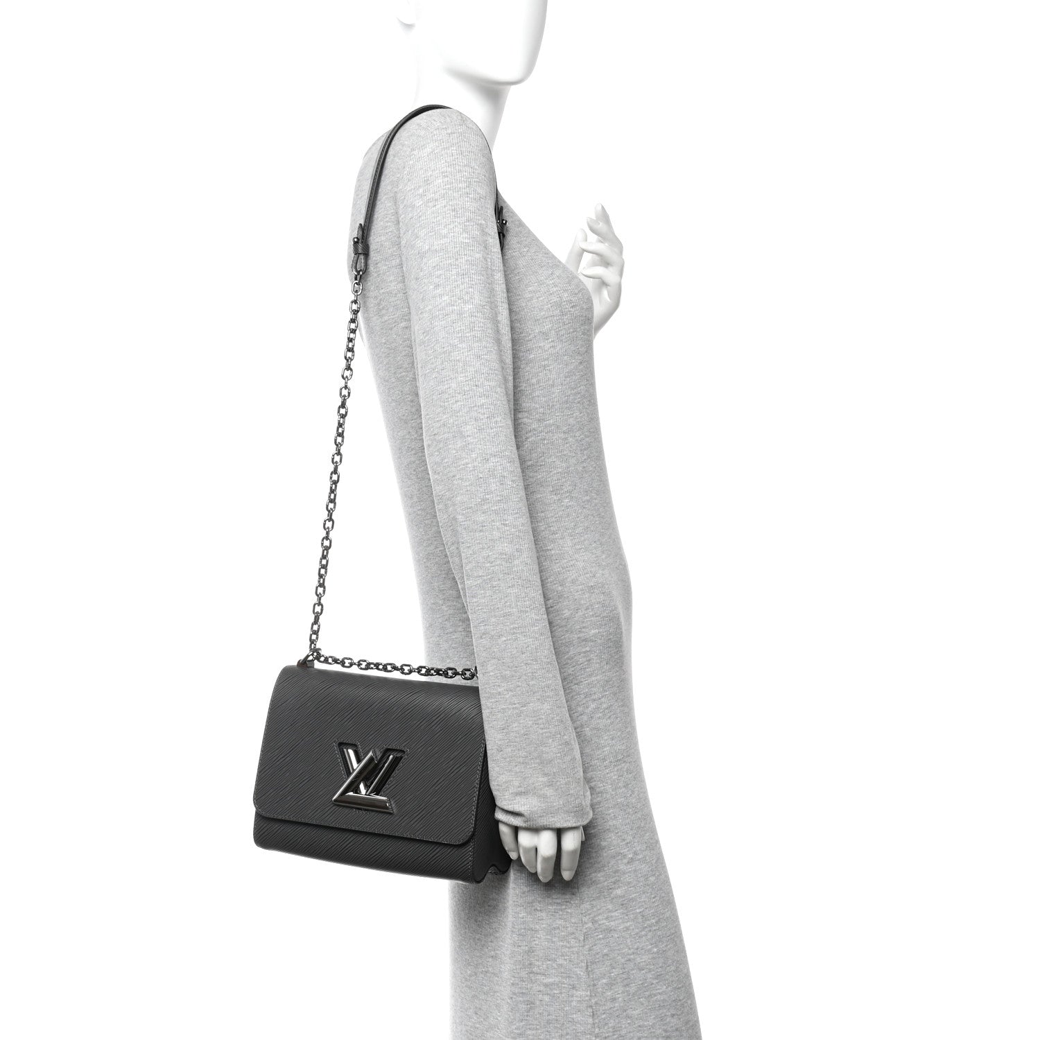 Louis Vuitton Epi Twist Shoulder Bag MM Etain 2 of 11