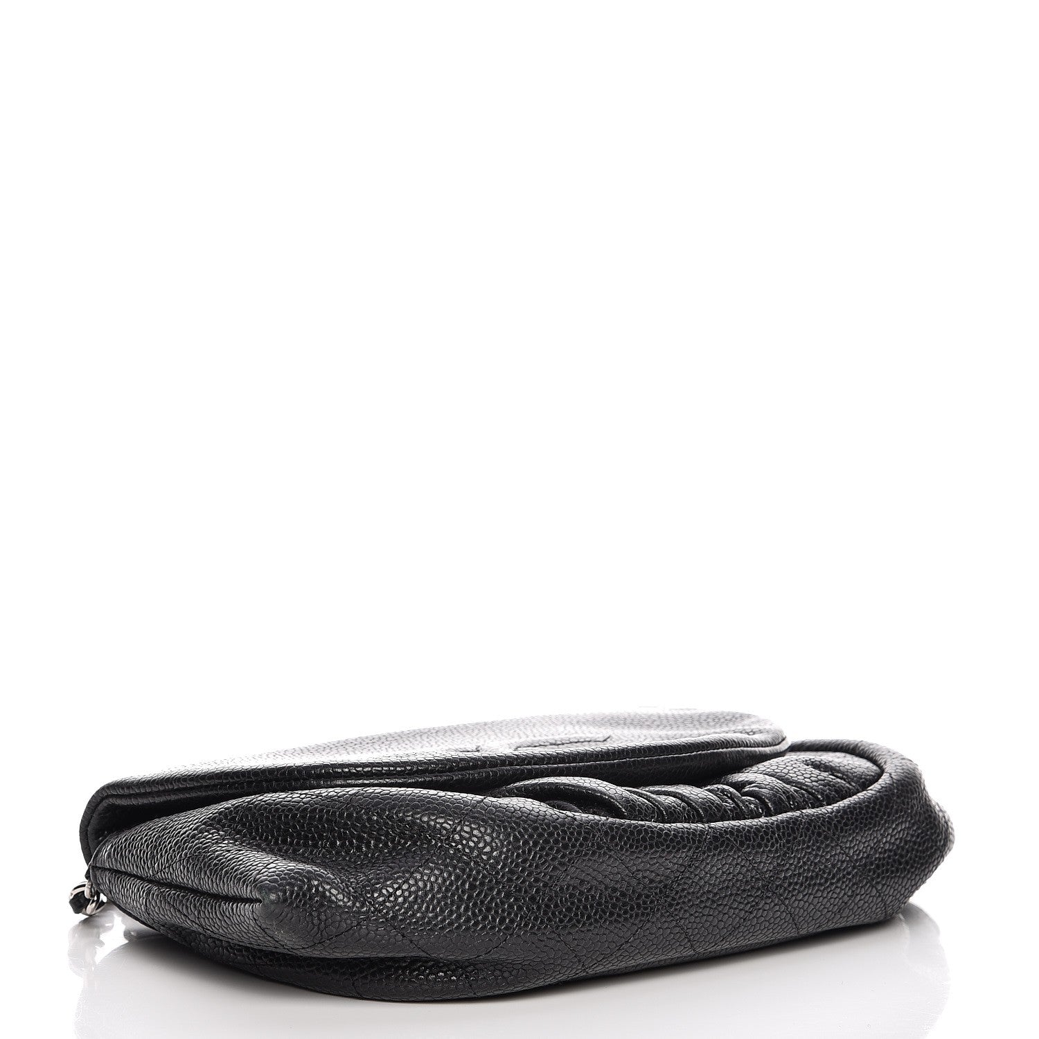Chanel Caviar Half Moon Wallet On Chain WOC Black 3 of 10