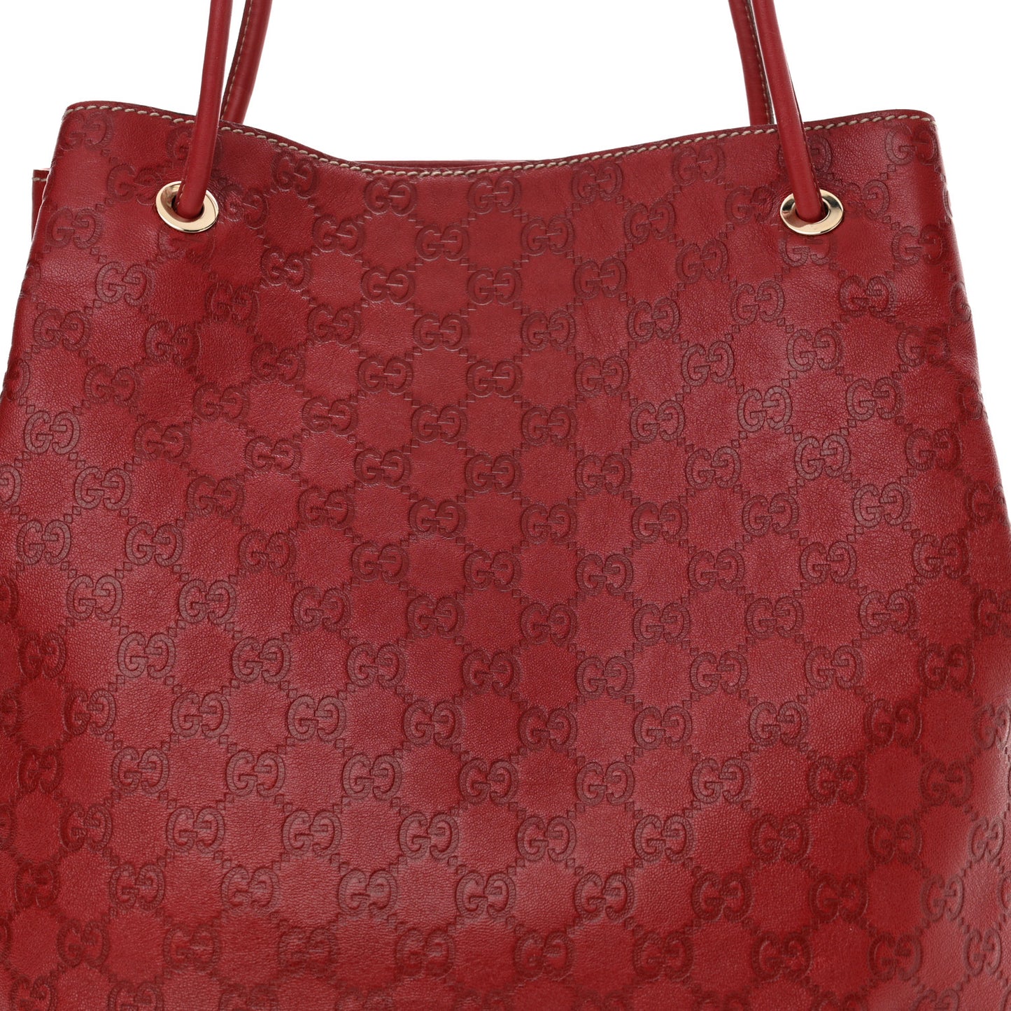 Guccissima Monogram Gifford Tote Red