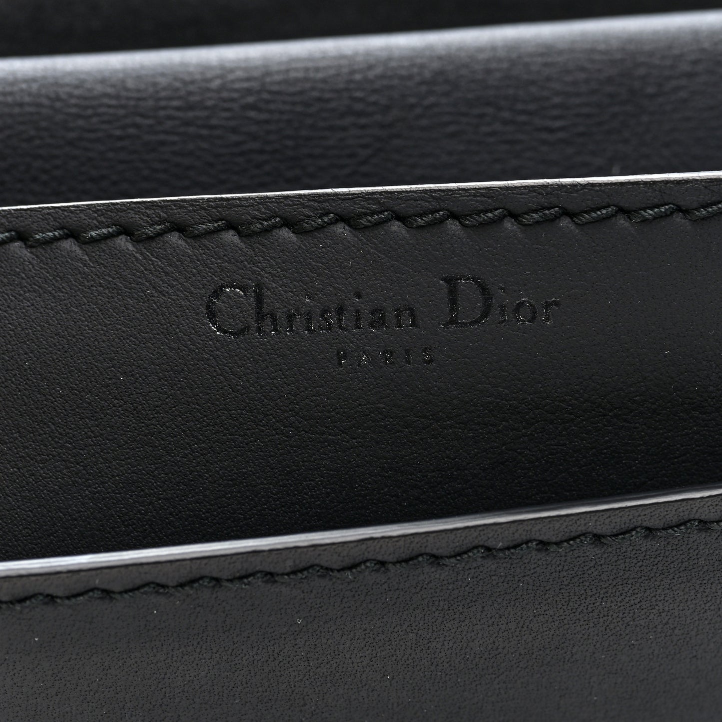 Ultra Matte Calfskin J'Adior Chain Flap Bag Black