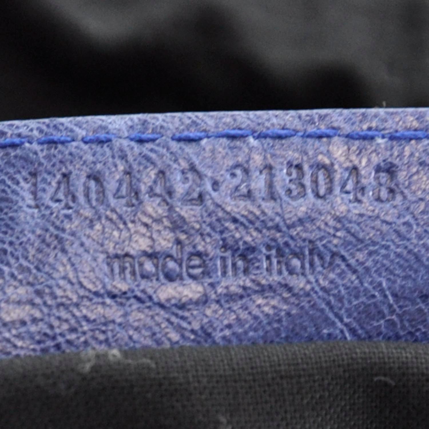 Balenciaga Chevre Day Hobo Indigo 6 of 7