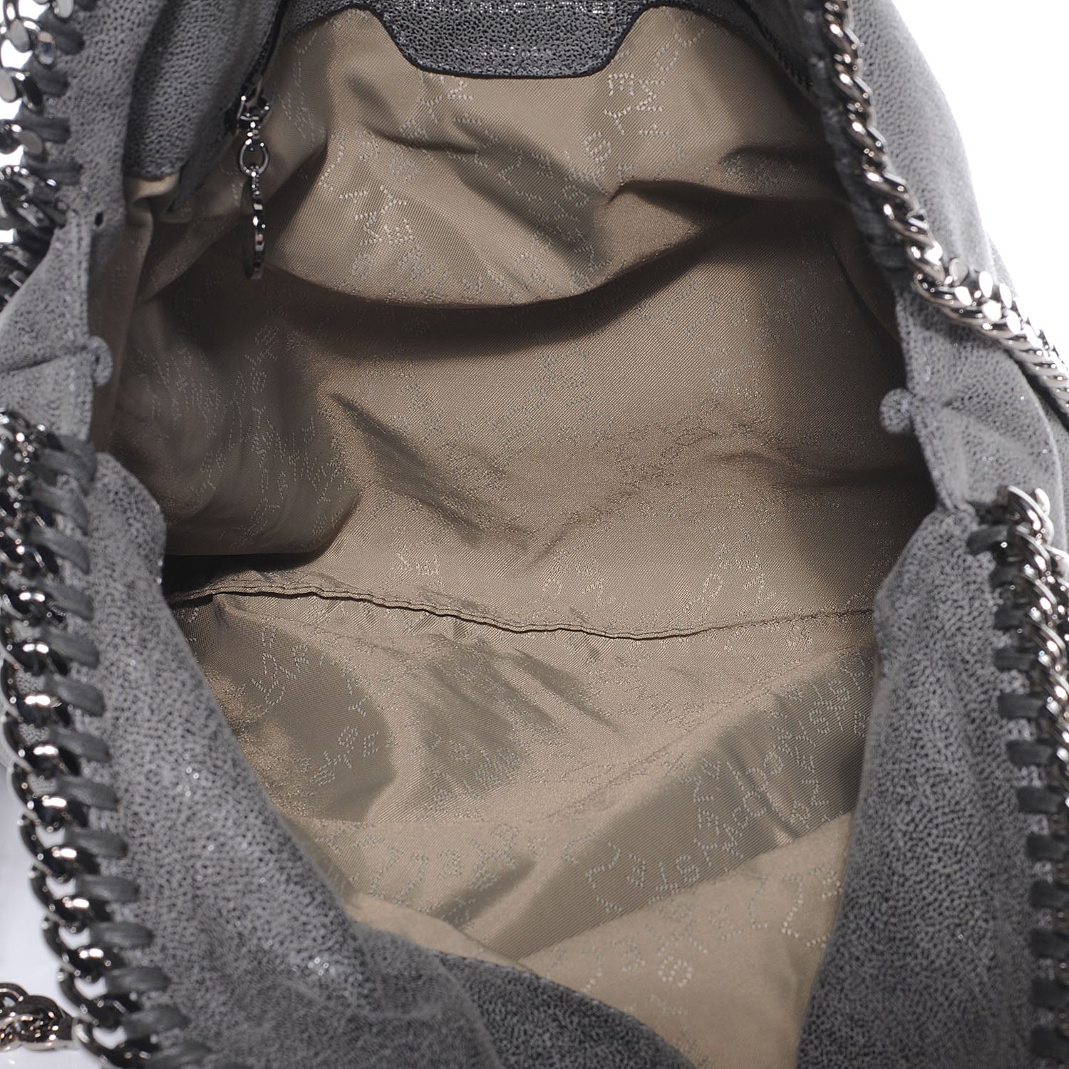 Stella McCartney Faux Leather Shaggy Deer Falabella Gray 5 of 6
