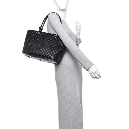 Chanel Calfskin Quilted Large Cambon Tote Black 2 of 11