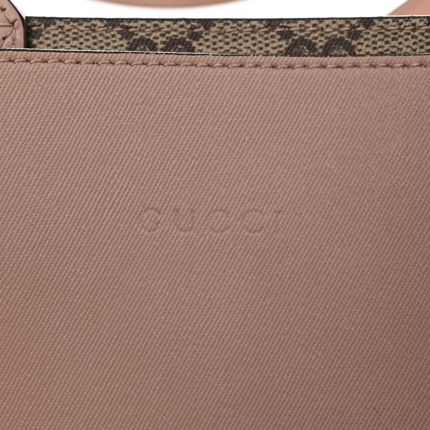 Textured Calfskin Monogram Small Reversible GG Tote Dark Cipria