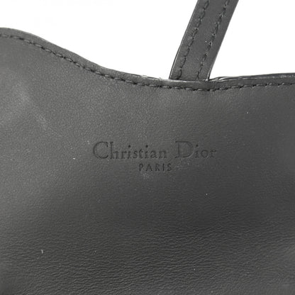 Christian Dior Ultra Matte Calfskin Nano Saddle Chain Pouch Black 5 of 7