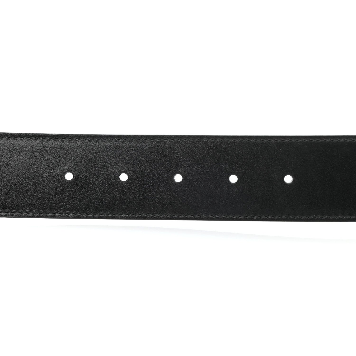 Gucci Plutone Calfskin Double G 40mm Belt 75 30 Black 5 of 8