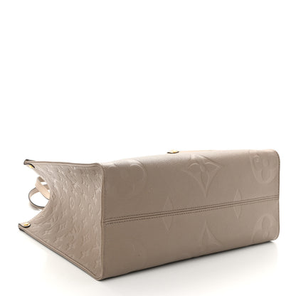 Louis Vuitton Empreinte Monogram Giant Onthego MM Tourterelle 4 of 9