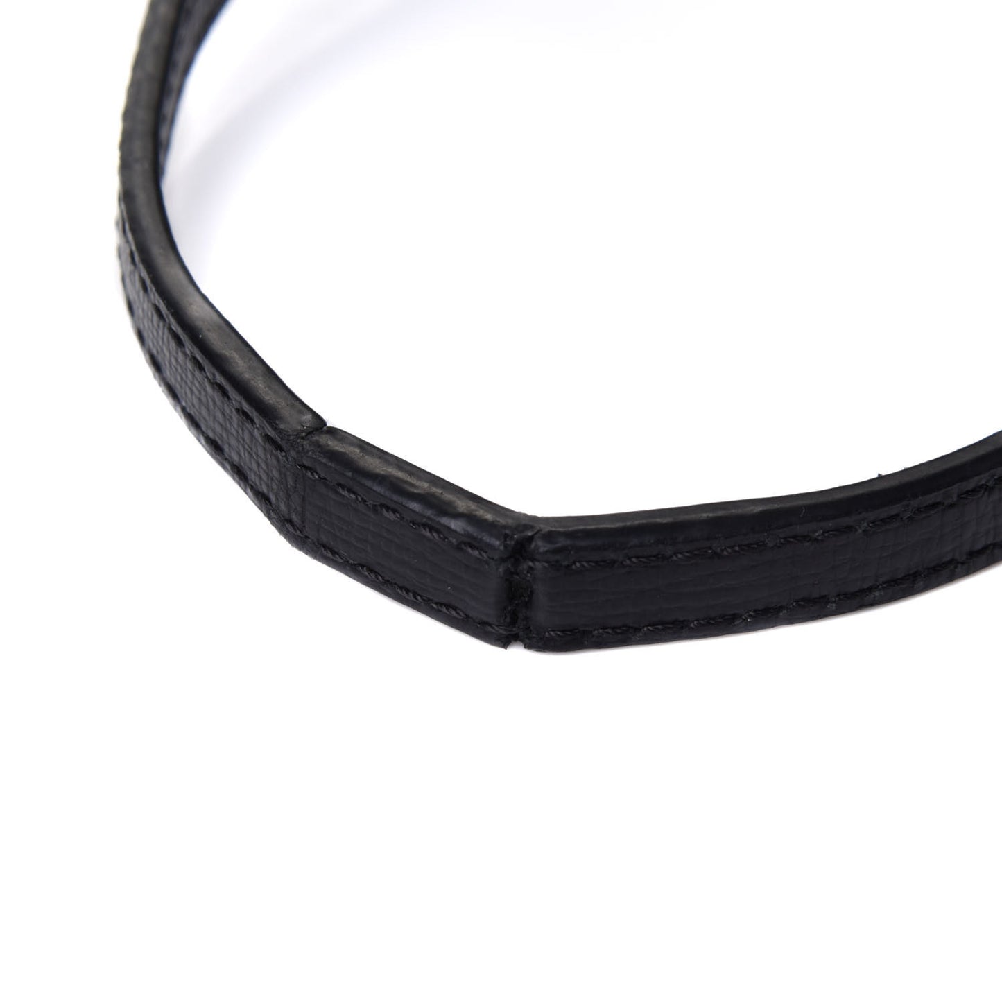 Pebbled Calfskin Wallet On Chain Black