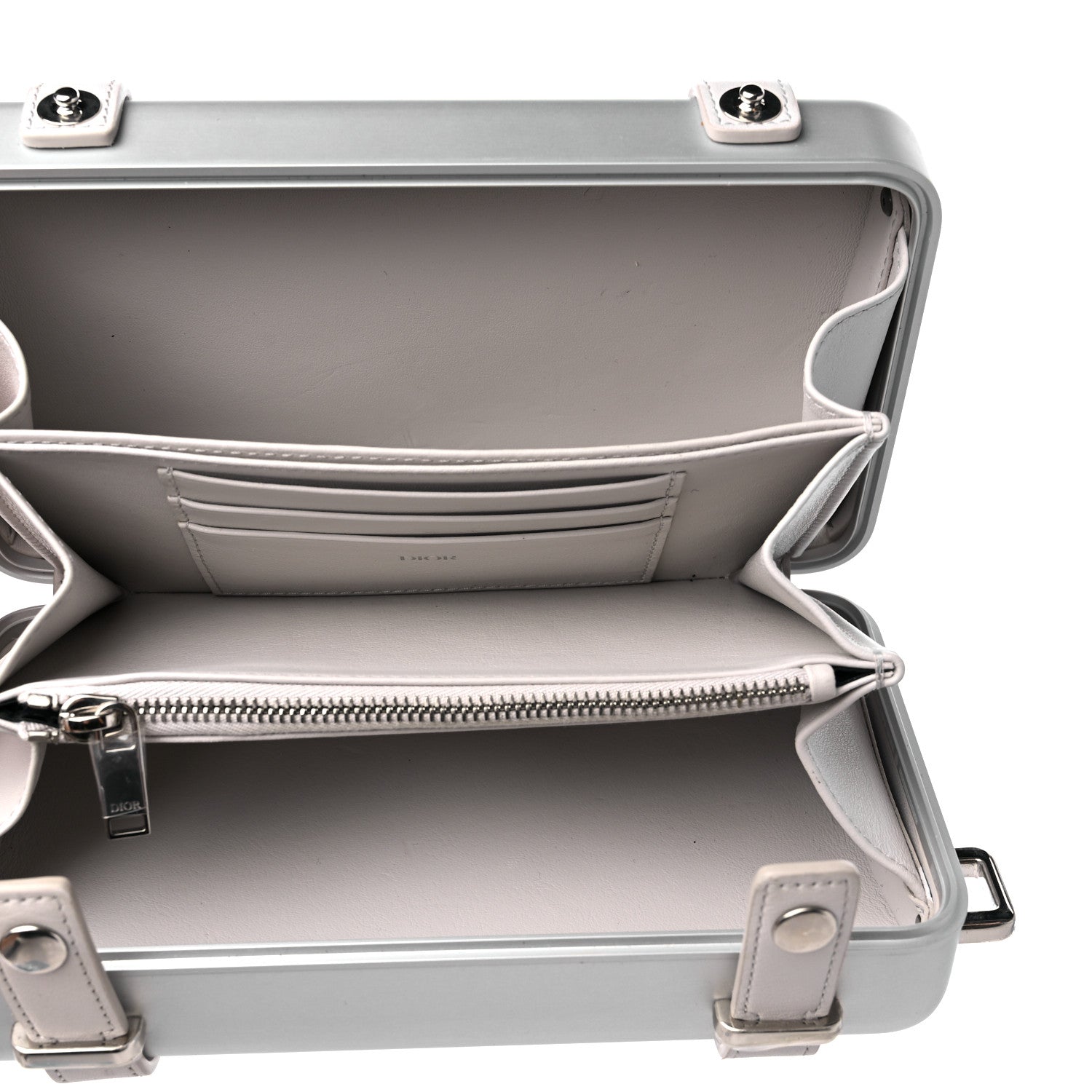 Christian Dior X RIMOWA Aluminum Personal Clutch On Strap Silver 5 of 12