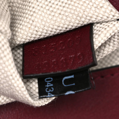 Gucci Arabella Calfskin Horsebit 1955 Soft Small Shoulder Bag Rosso Ancora 7 of 10